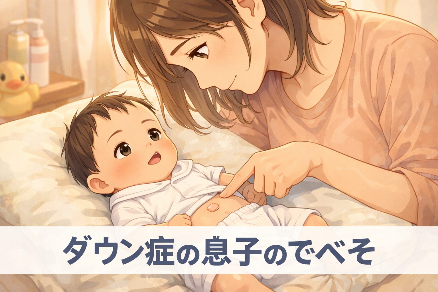 ダウン症の息子のでべそ｜臍ヘルニアの原因と治療を親目線で整理