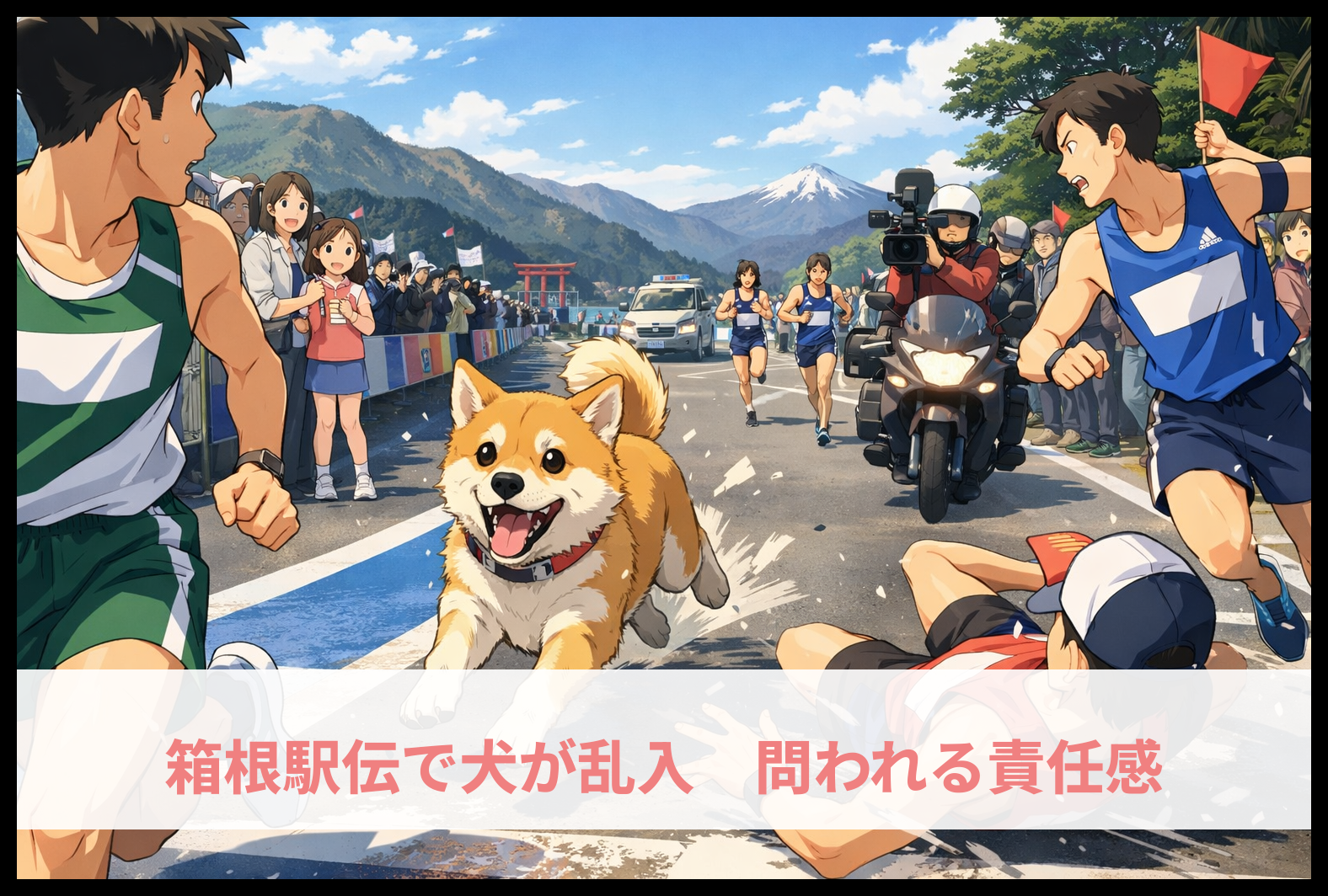 箱根駅伝で犬が乱入　問われる飼い主と親の「責任感」