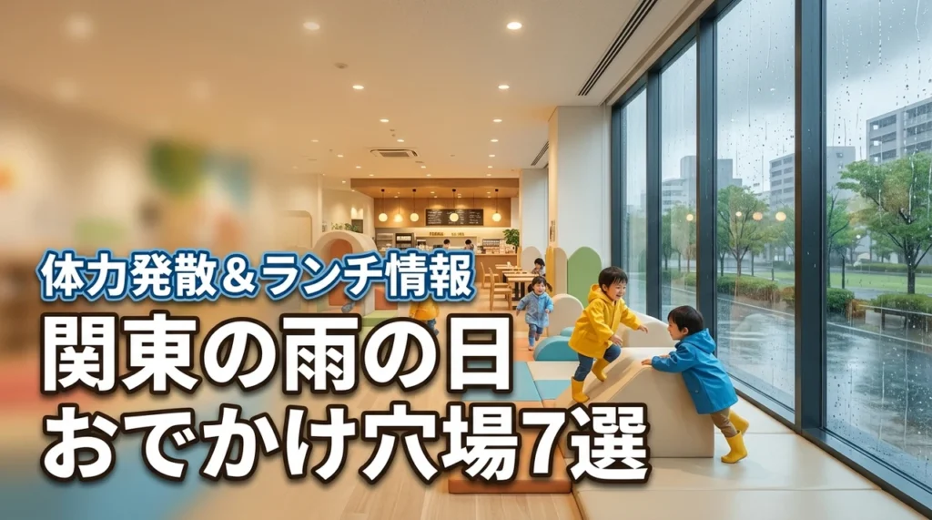 雨の日こそ子どもと関東でおでかけ！体力を発散できる穴場スポットとランチ情報