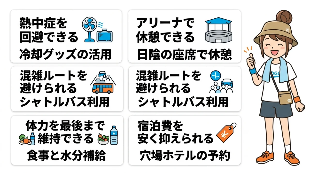 ロッキンの持ち物を揃えるメリット5つ