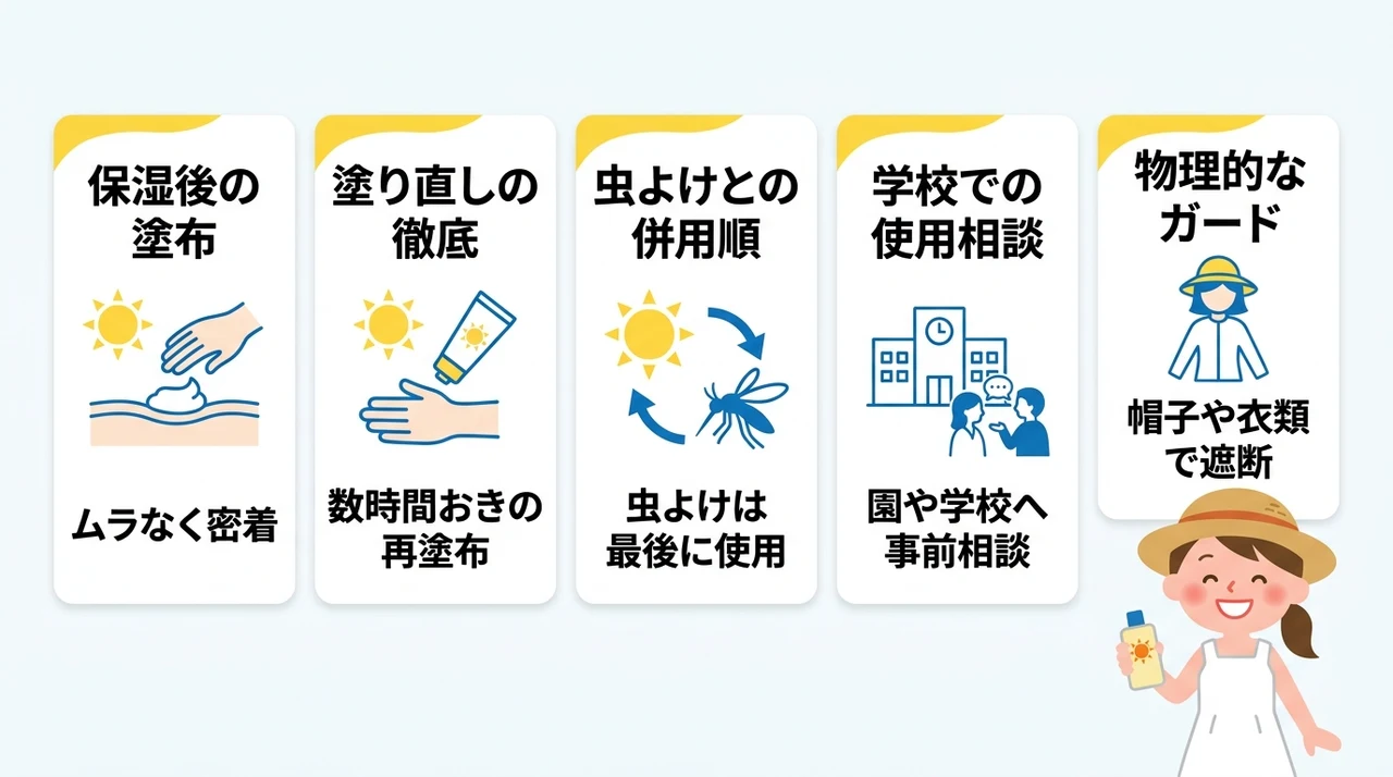 日焼けを防ぐ正しい対策と習慣化のコツ