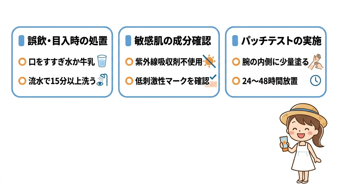 日焼け対策で知っておくべき緊急時の対応