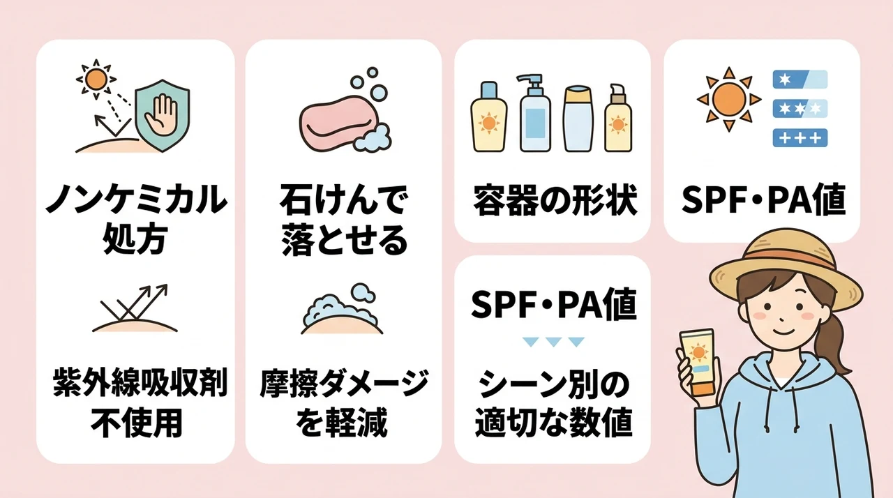 子どもの肌に優しい日焼け止めの選び方
