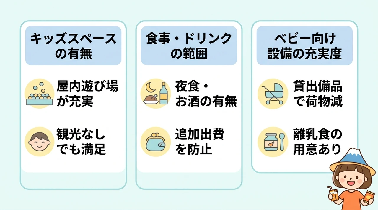 オールインクルーシブの定義と子連れに嬉しい3つの基準