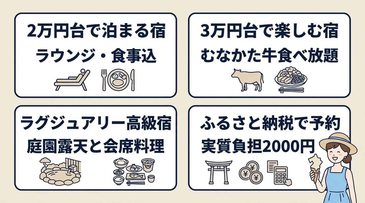 予算別・コスパで選ぶ宿泊プランの比較