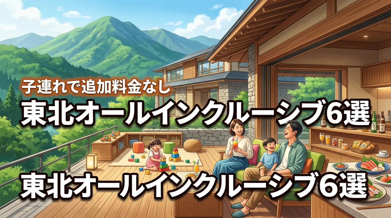 東北で子連れに嬉しいオールインクルーシブホテル6選！追加料金なしで家族旅行を満喫