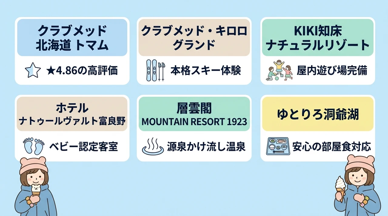 北海道で子連れにおすすめのオールインクルーシブホテル6選