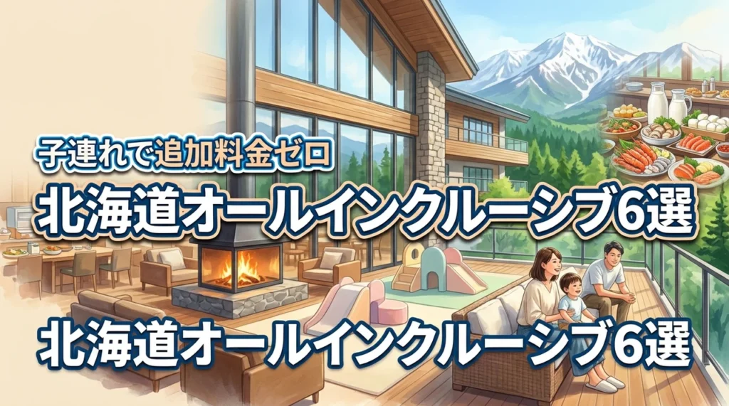 北海道の子連れオールインクルーシブおすすめ6選！追加料金ゼロで家族満喫