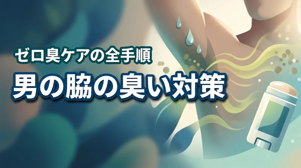 男の脇の臭いが気になる人へ。今日から始めるゼロ臭ケアの全手順