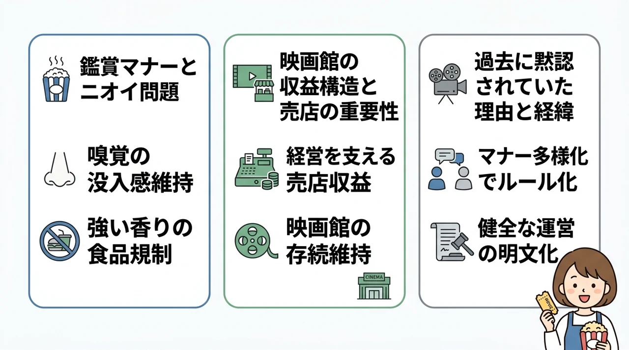 なぜイオンシネマは持ち込み禁止に?背景にある理由