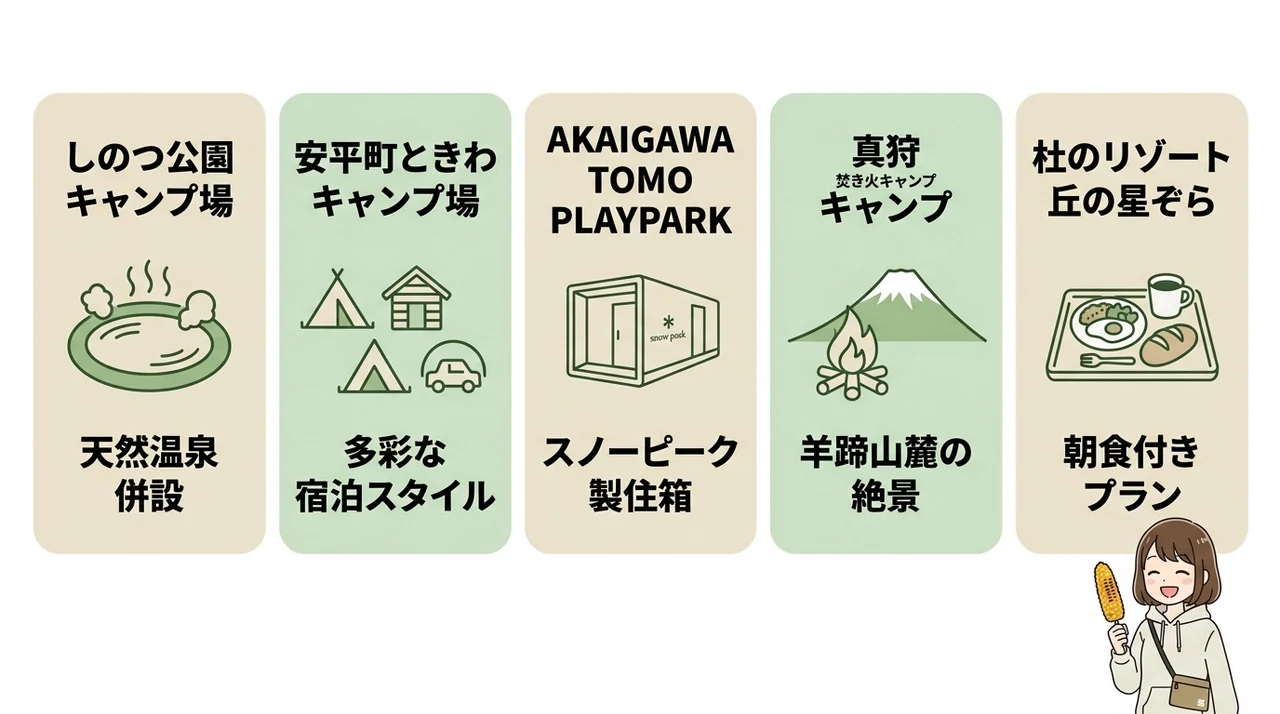 楽天トラベルで予約できる北海道のおすすめ手ぶらキャンプ場5選