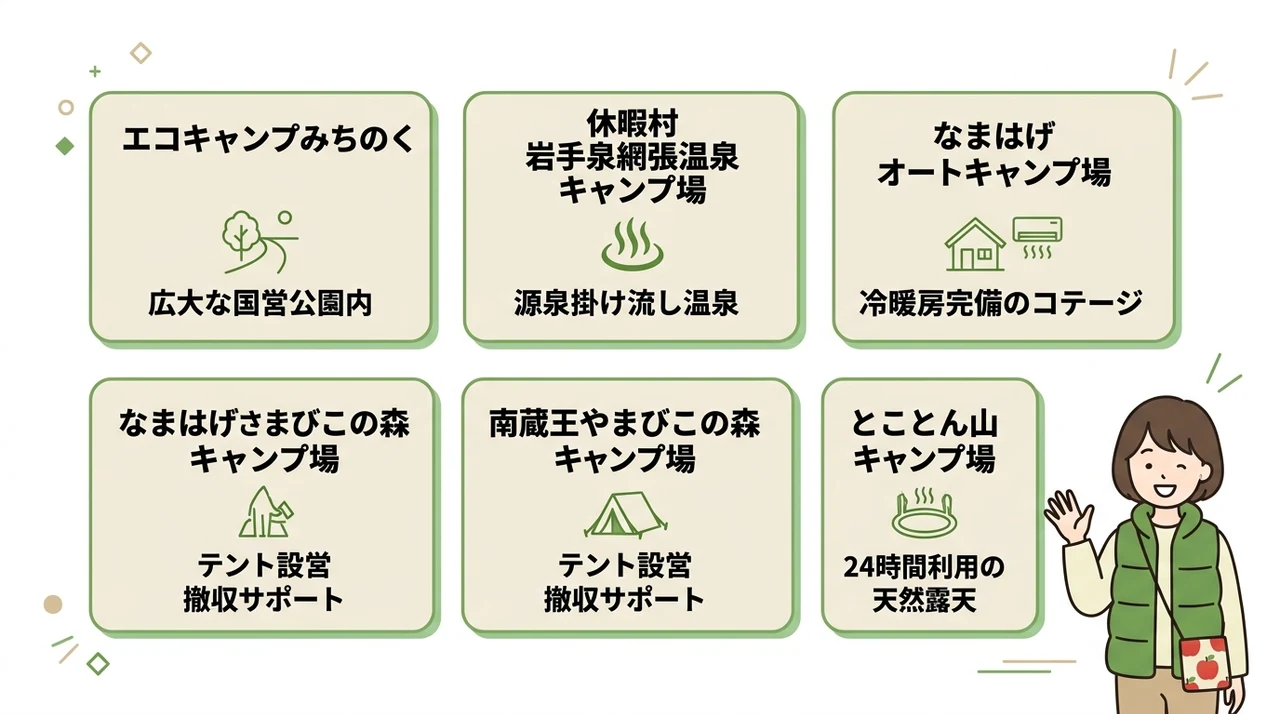 東北で手ぶらキャンプを楽しめるおすすめ施設5選