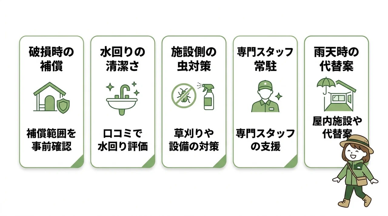 施設選びで失敗しないためのチェックポイント