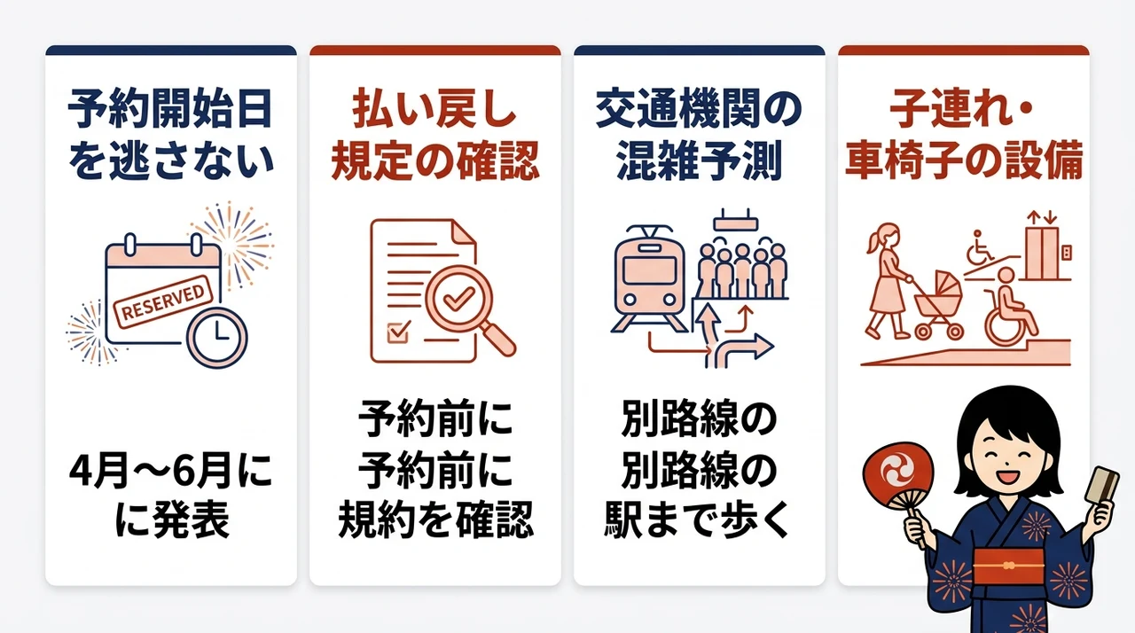 天神祭の穴場ホテルを予約する際の注意点