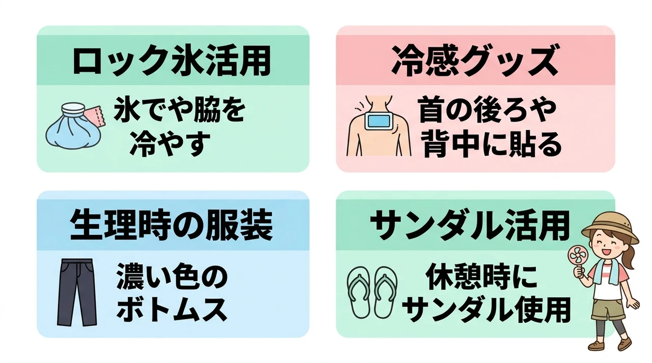 女子が知っておきたいロッキンの暑さ・体調管理術