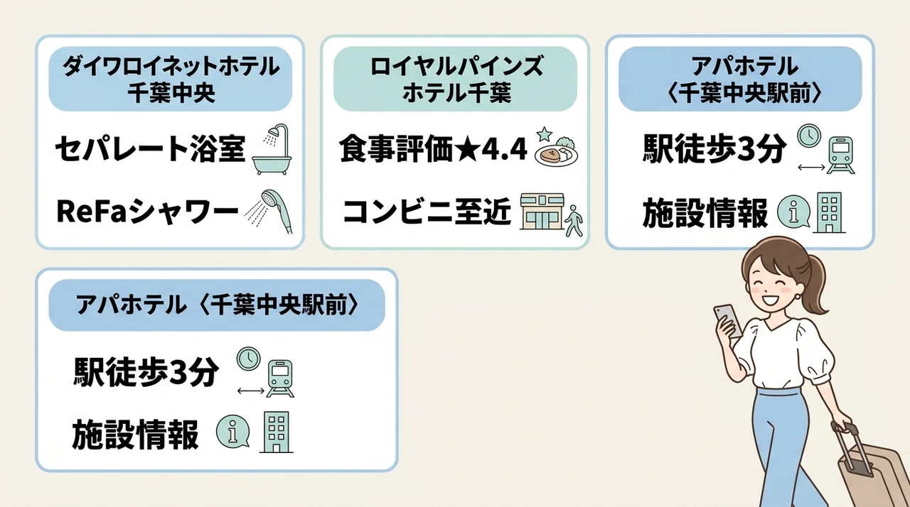 女性やファミリーも安心して泊まれるおすすめホテル