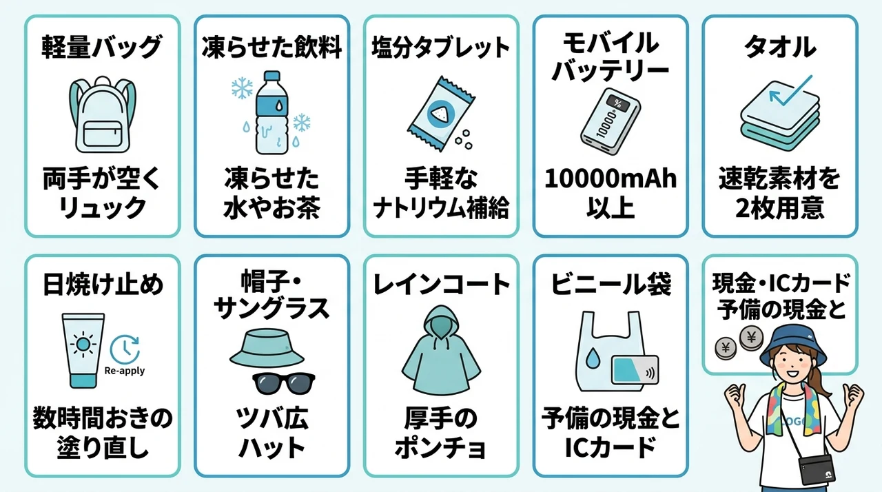 ロッキン初心者が知るべき必須持ち物と基本戦略