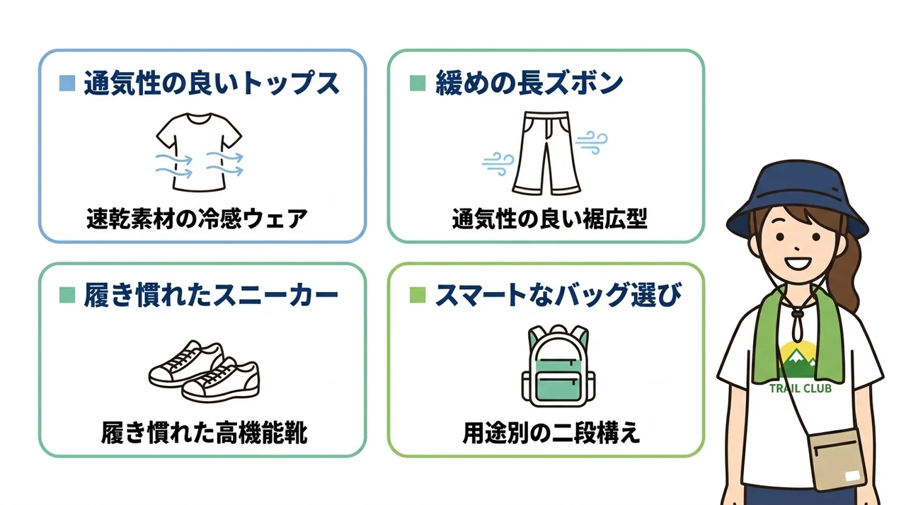 ロッキンで失敗しない服装と身軽に動くコツ