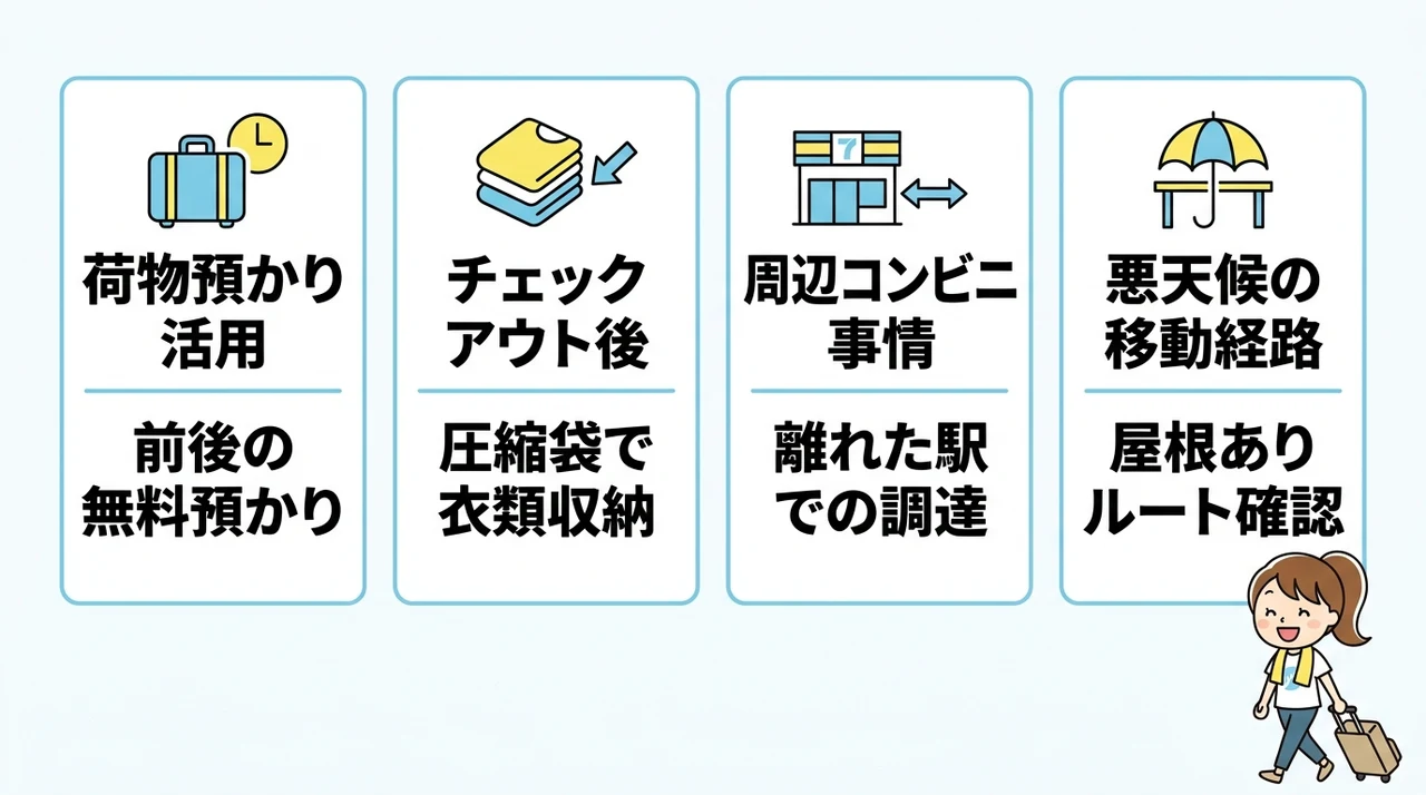 ホテル滞在を快適にするフェス参戦の裏技