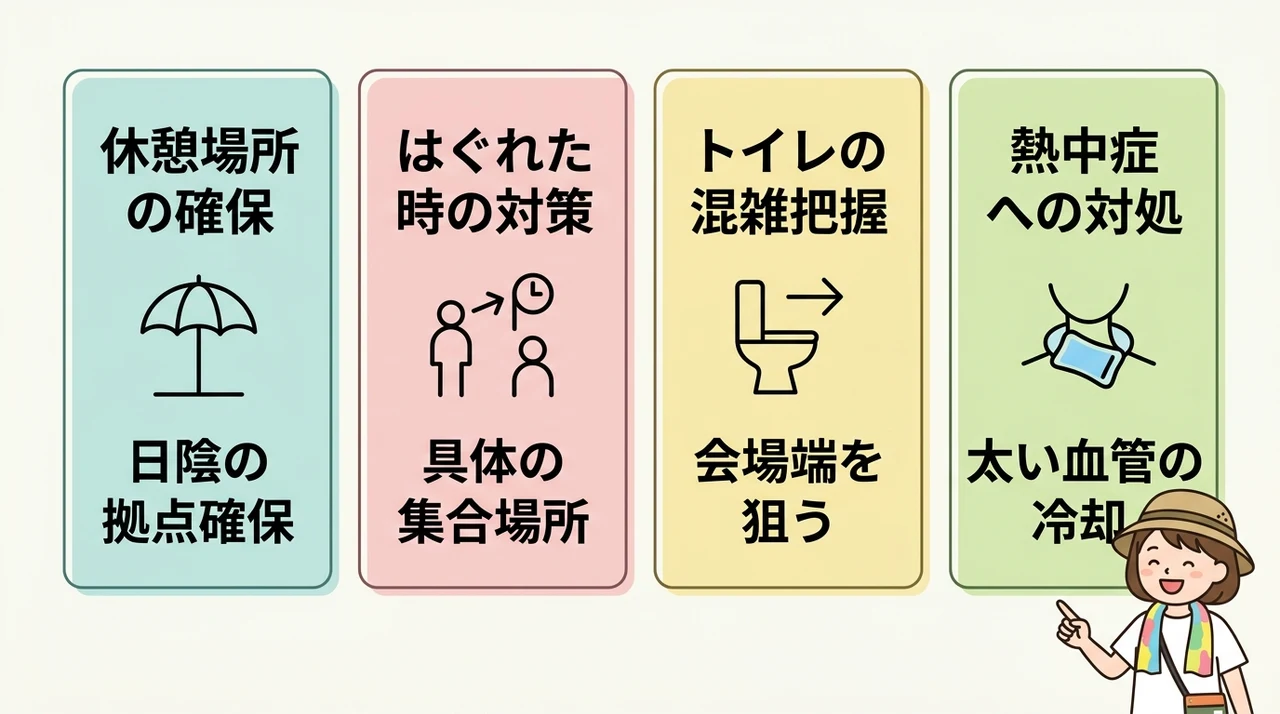 フェス当日の立ち回りとトラブル回避のコツ