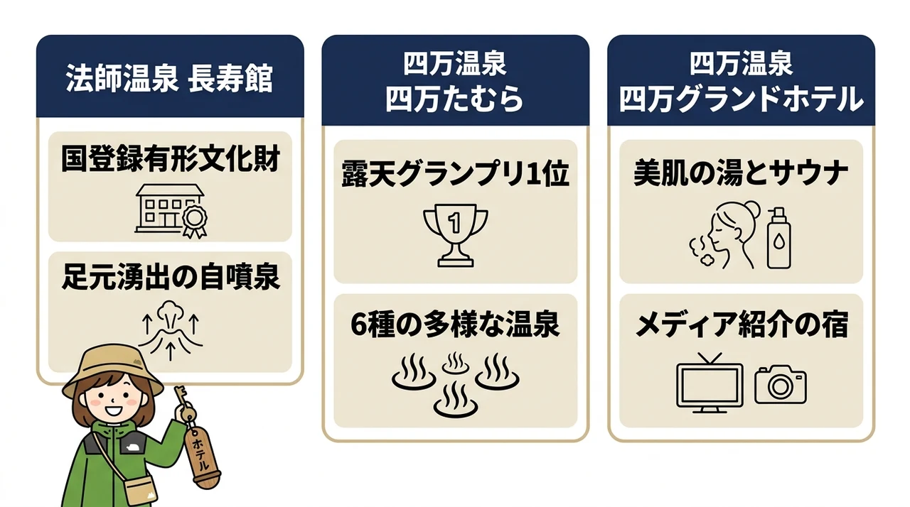 体力を回復させる温泉宿のススメ