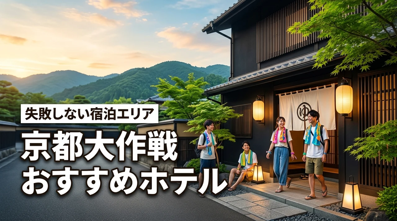 京都大作戦ホテルはどこがオススメ？アクセスと予算で失敗しない宿泊エリア