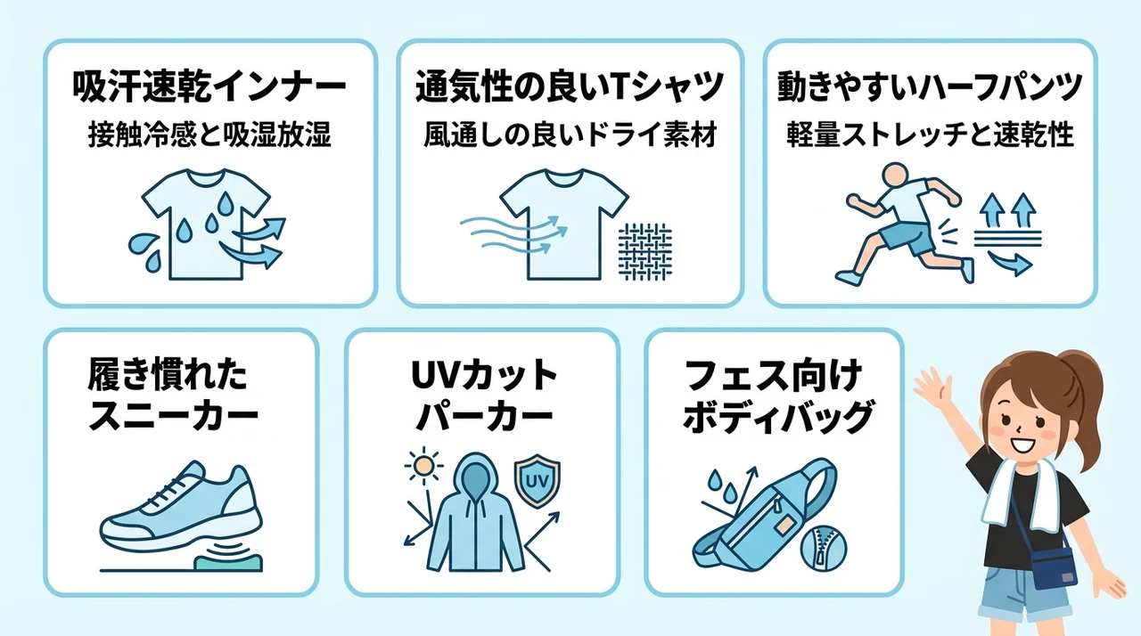 失敗しないサマソニの服装｜機能性重視のコーデ術