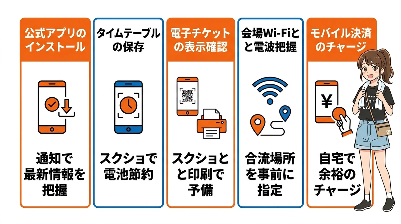 サマソニ会場攻略のためのデジタル事前準備
