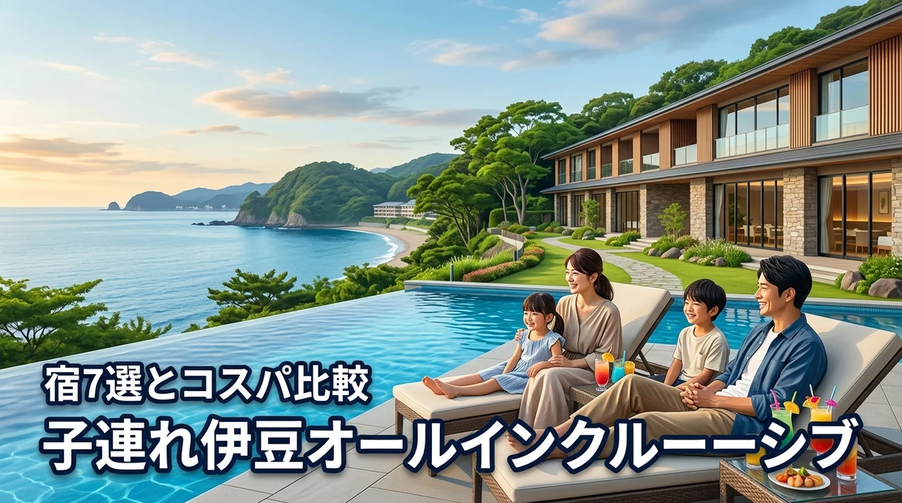 子連れの伊豆旅行はオールインクルーシブで決まり！おすすめホテル7選とコスパ比較