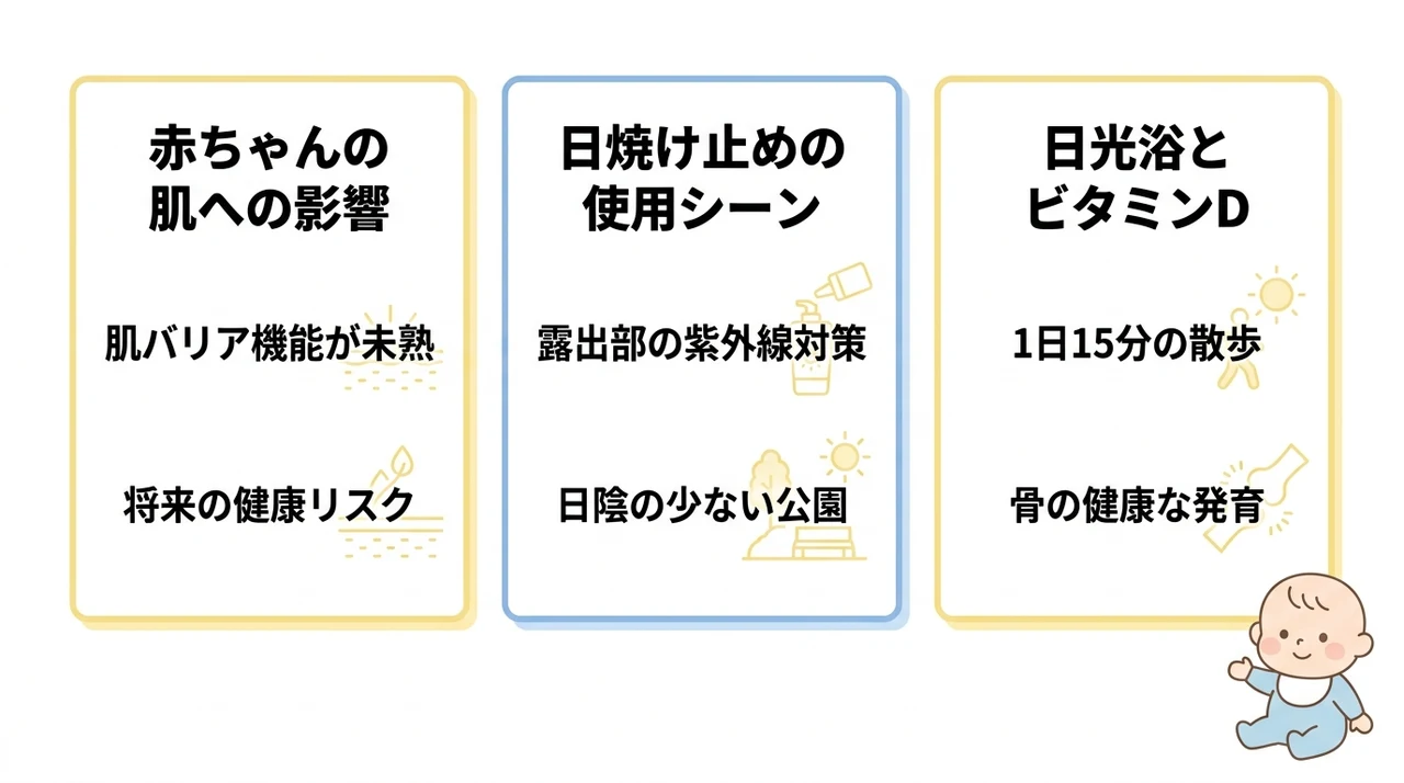 0歳の赤ちゃんに日焼け止めは本当に必要？基本の考え方