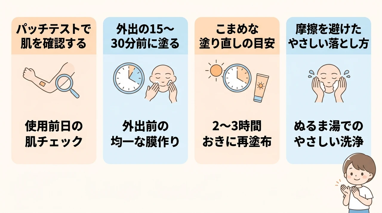 赤ちゃんの肌を守る日焼け止めの正しい塗り方と落とし方