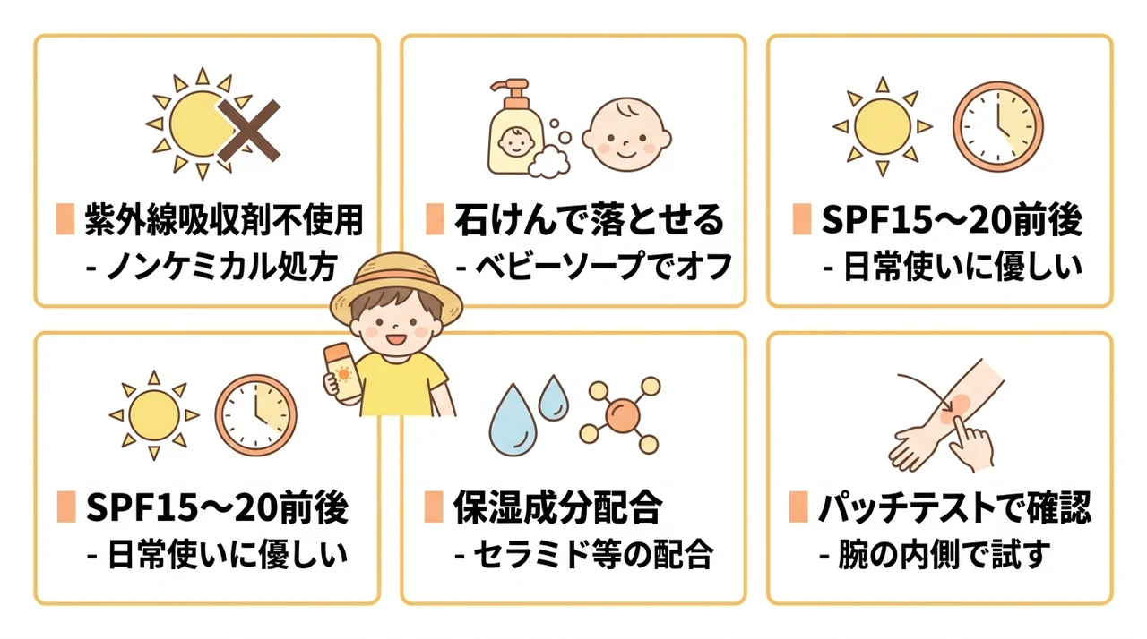 1歳児に使える安全な日焼け止めの選び方