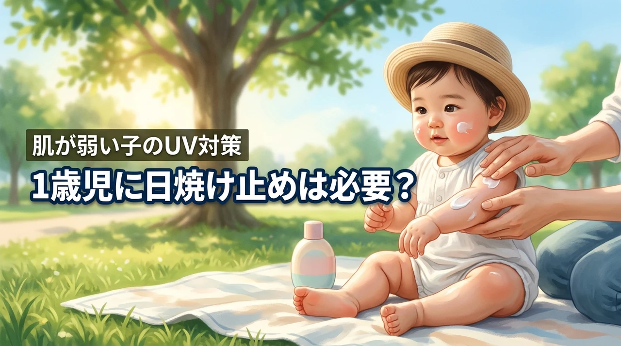 1歳児に日焼け止めは本当に必要？肌が弱い赤ちゃんを紫外線から守る完全対策