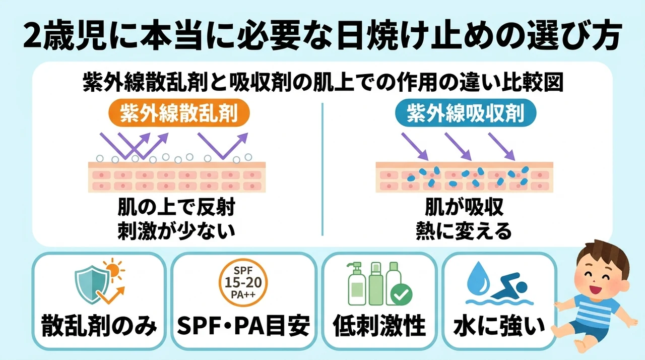 2歳児に本当に必要な日焼け止めの選び方