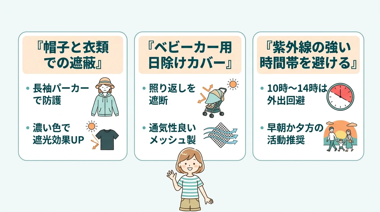 日焼け止め以外で始める物理的な紫外線対策