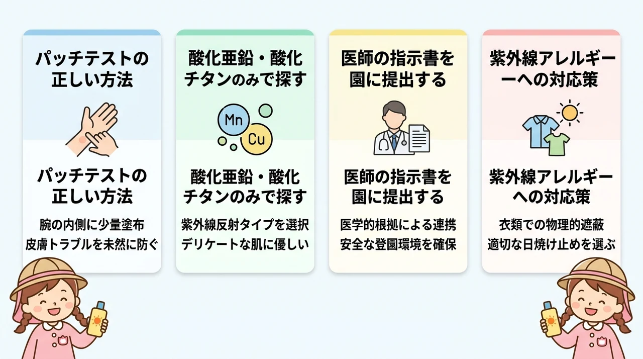 敏感肌・アトピー肌の子どもに安心な日焼け止め対策
