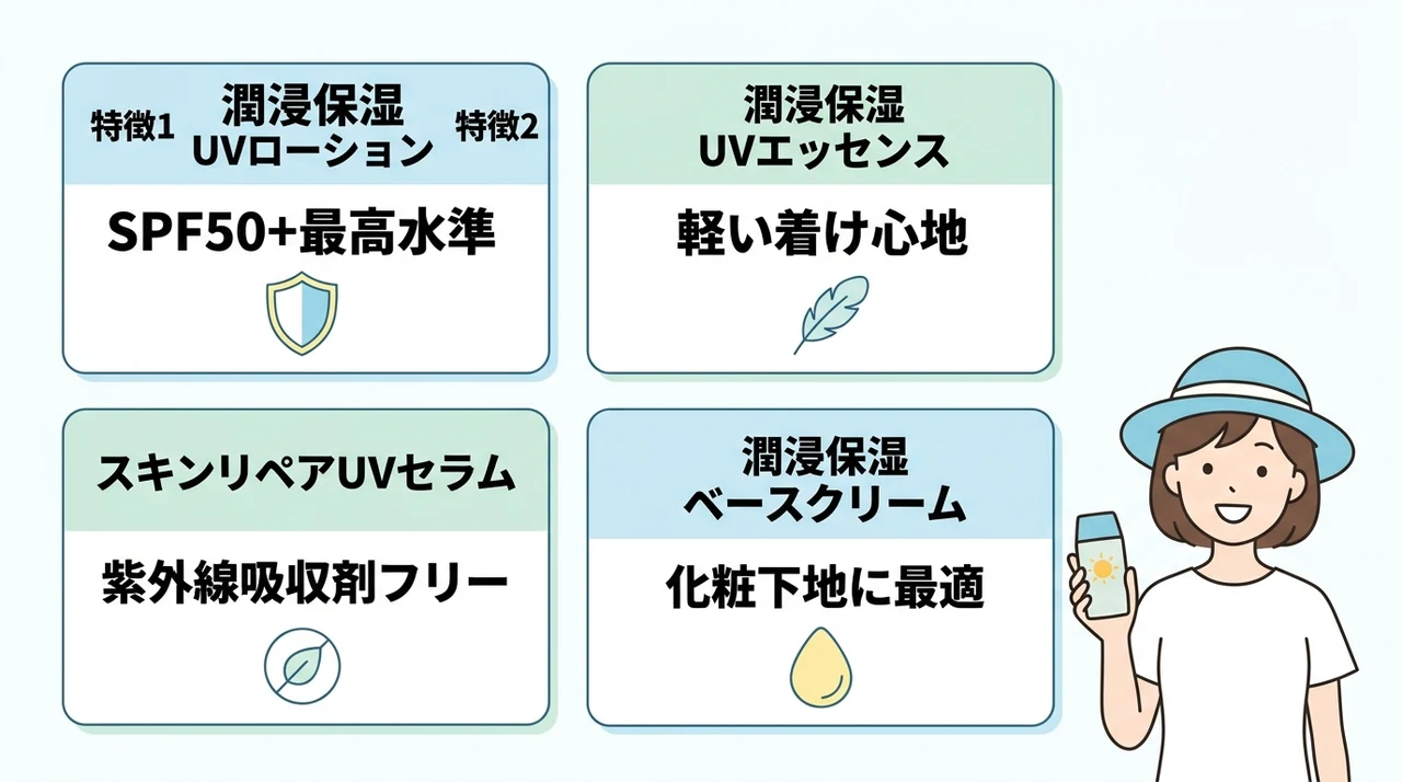 シーン別おすすめのキュレル日焼け止め4選