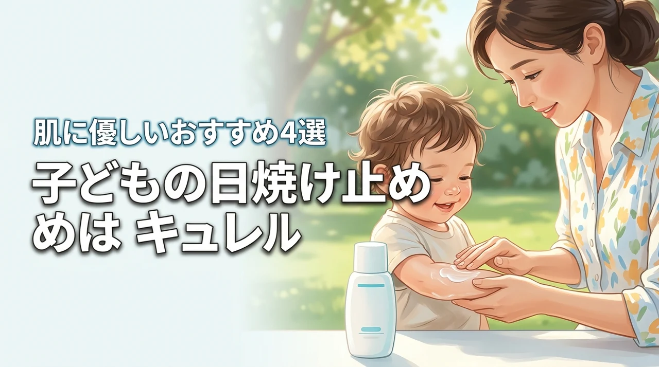 子どもの日焼け止めはキュレルが正解！肌に優しく4つのおすすめを紹介