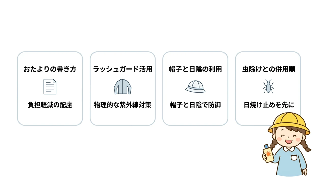 幼稚園での現実的な対策と先生への伝え方
