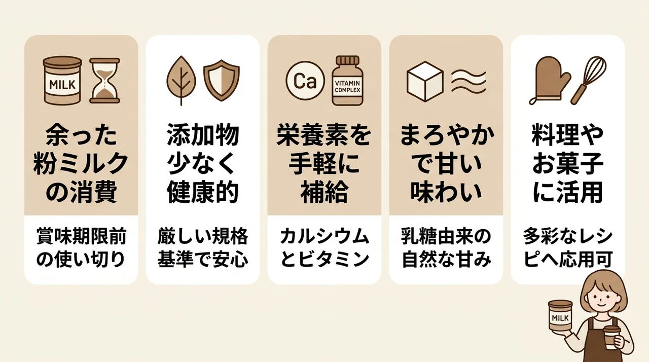 粉ミルクをコーヒーに使う5つのメリット