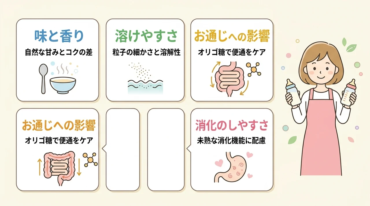 赤ちゃんへのやさしさを比較