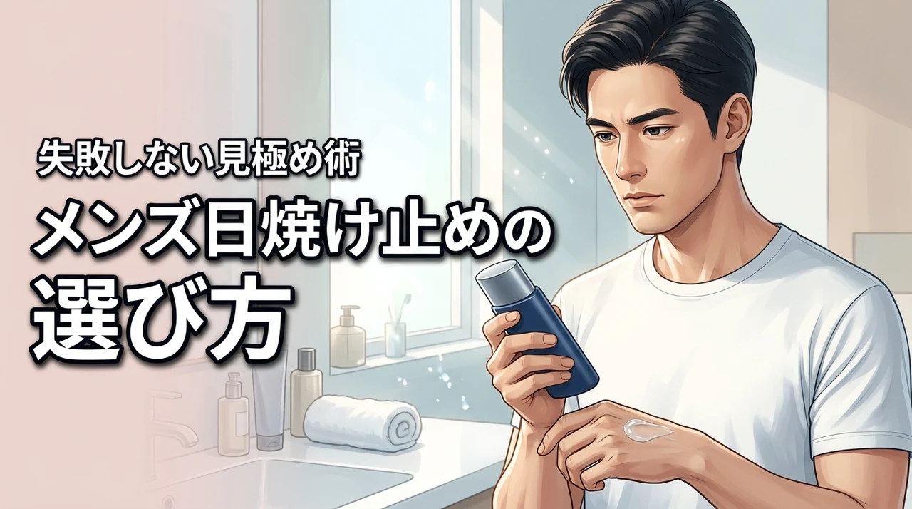 男性の日焼け止め、選び方で失敗しないコツは？肌に合うアイテムの見極め方