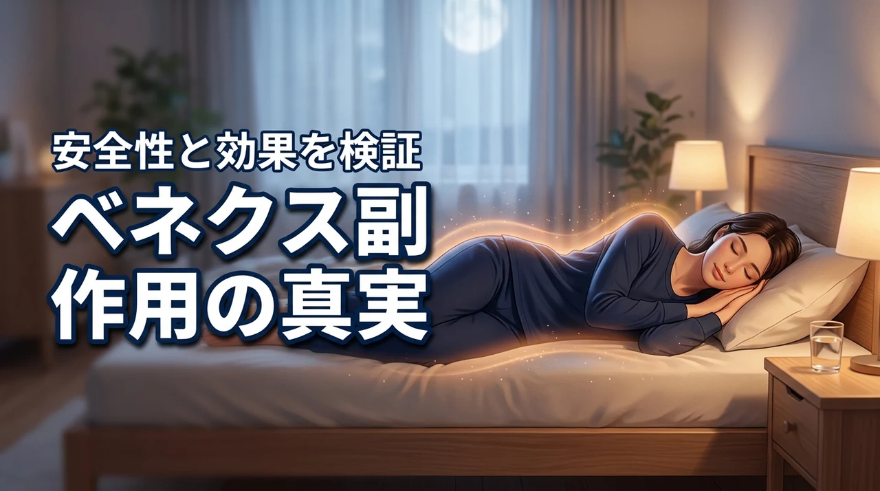 ベネクスの副作用は本当？安全性と効果の真実を徹底検証