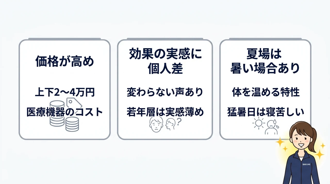 bakuneのデメリット3選
