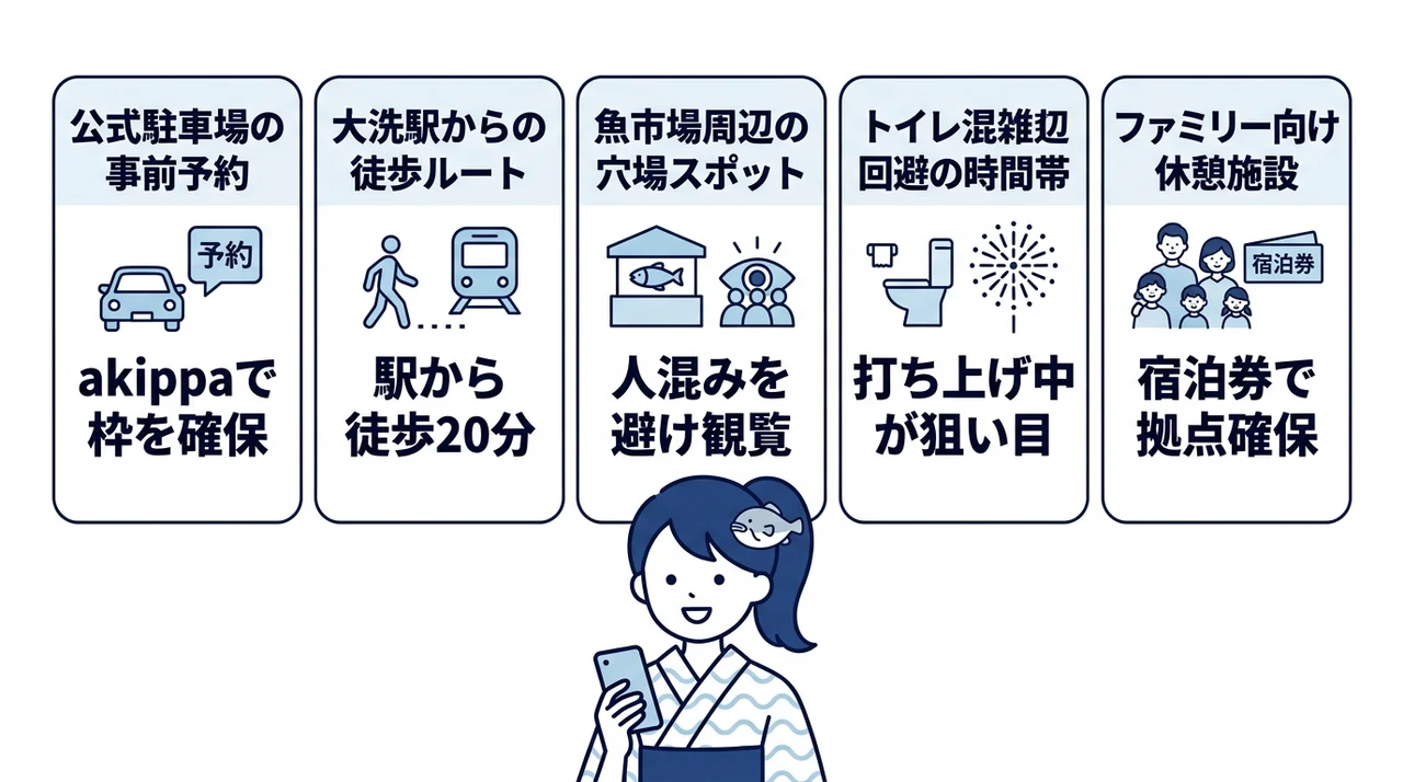 混雑を回避して快適に楽しむための裏ワザ