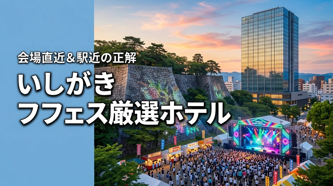 いしがきMUSICFESTIVALのホテルはどこが正解？会場直近と駅近のおすすめ宿を厳選