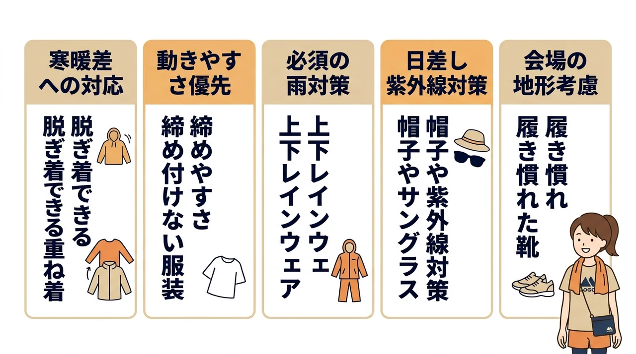 いしがきMUSIC FESTIVALの服装選び｜秋の盛岡で失敗しない基本戦略