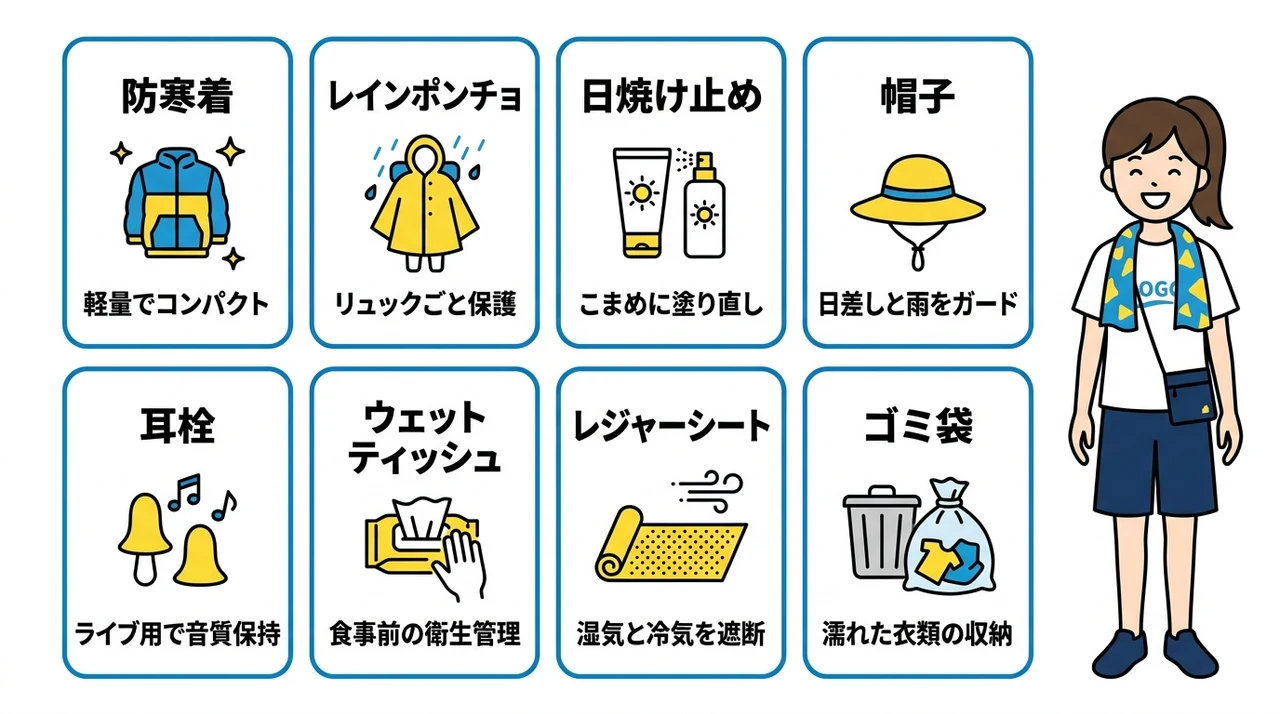 快適に過ごすための便利アイテムと準備のコツ