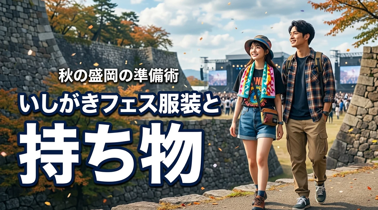 いしがきMUSIC FESTIVALの服装と持ち物完全ガイド｜秋の盛岡を快適に過ごす準備術