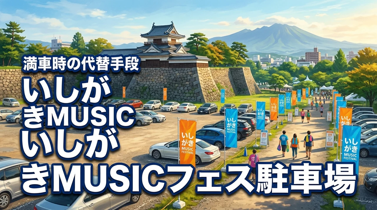 いしがき MUSIC FESTIVALの駐車場はどこ？周辺情報と満車時の代替手段も解説